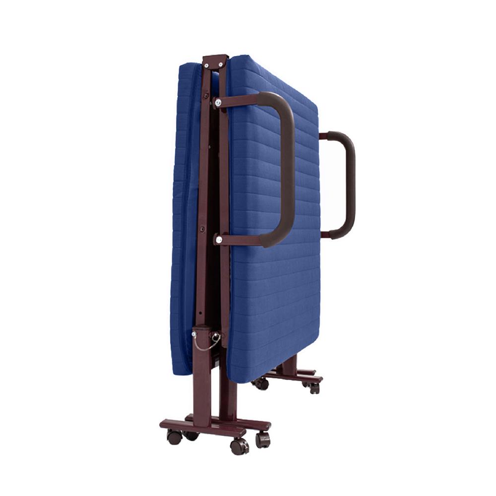 เตียงพับพร้อม TOPPER THAIBULL OLT247-90B 90X190X46 ซม. สีน้ำเงิน