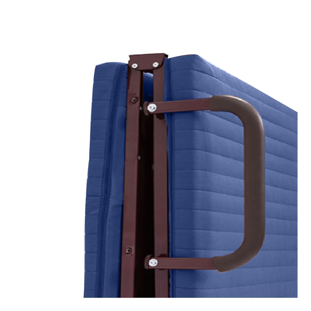 เตียงพับพร้อม TOPPER THAIBULL OLT247-90B 90X190X46 ซม. สีน้ำเงิน