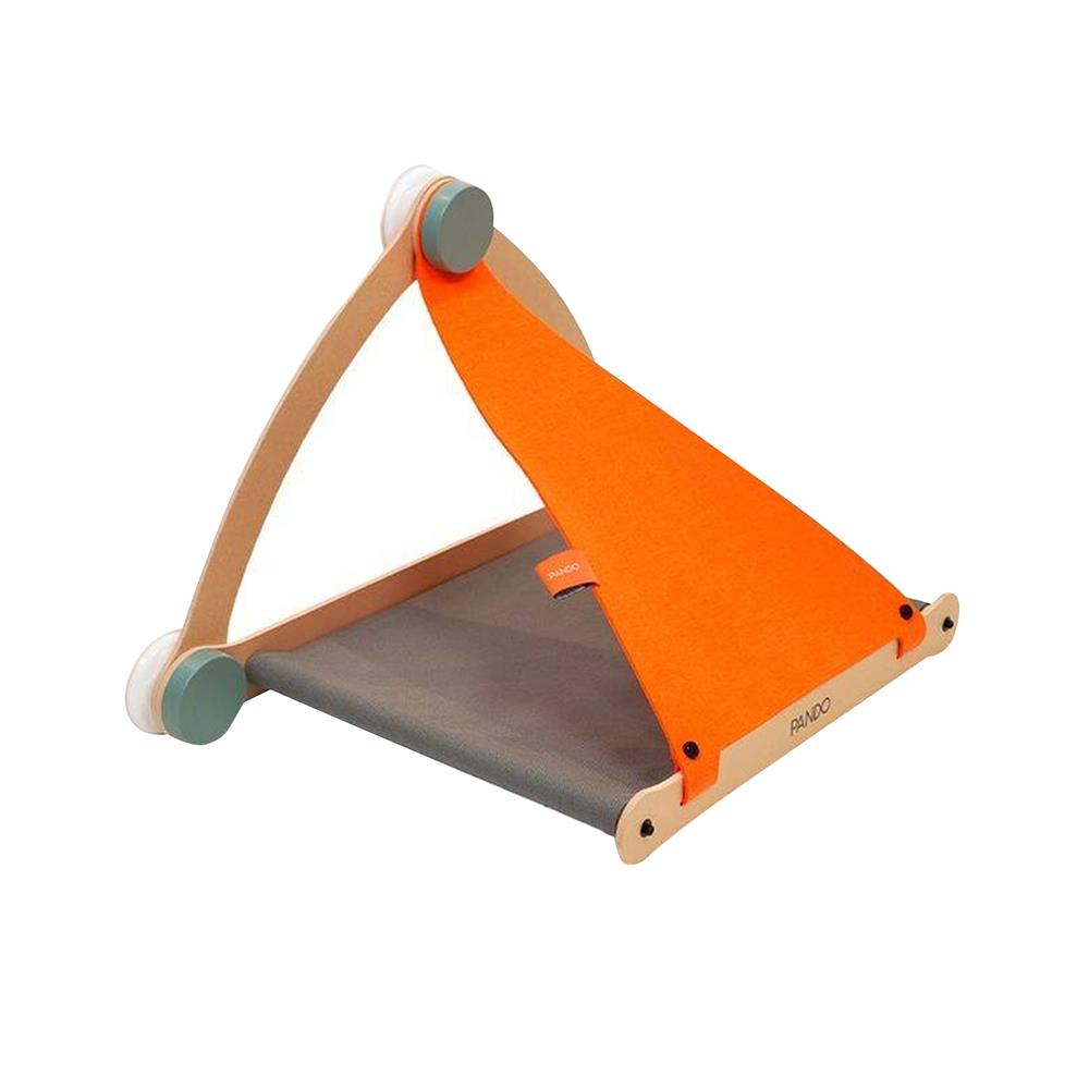 เปลแมวติดกระจก PANDO PET WINDOW PERCH สีส้ม