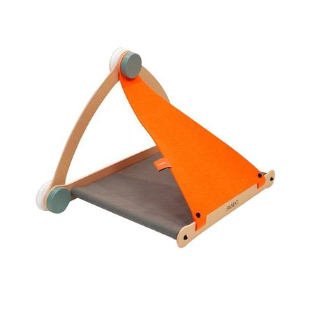 เปลแมวติดกระจก PANDO PET WINDOW PERCH สีส้ม