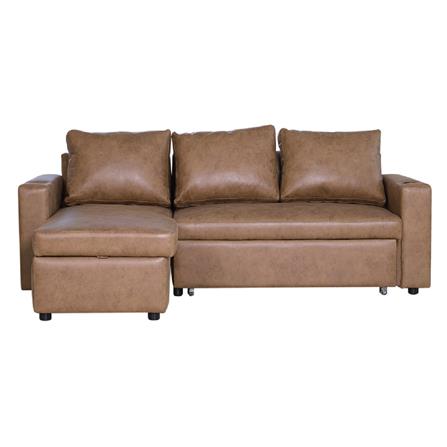 โซฟาเบด AS FURNITURE WELLINGTON RBWU43 สีน้ำตาลอ่อน_4