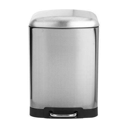 ถังขยะเหยียบเหลี่ยม ACCO GENTLE CLOSE 12 ลิตร สีเงิน_2
