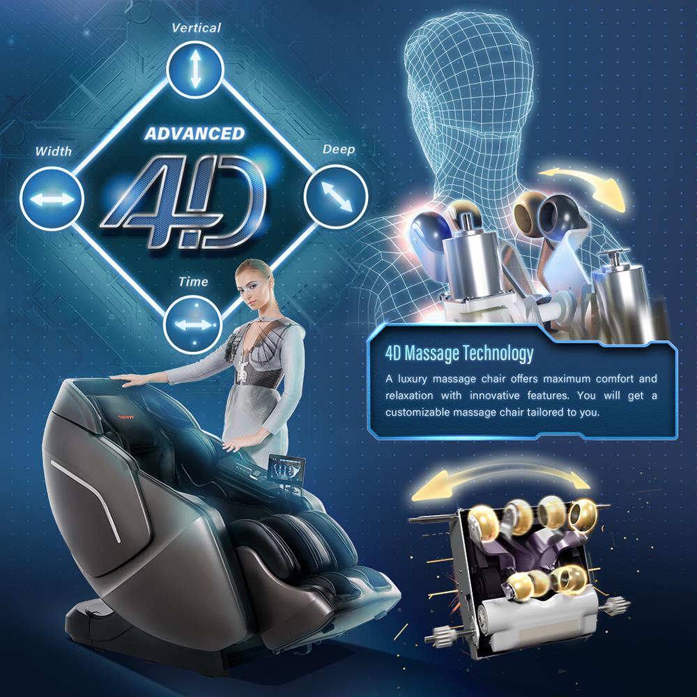 เก้าอี้นวดไฟฟ้า TOKUYO ROYAL TC-760 สีแดง