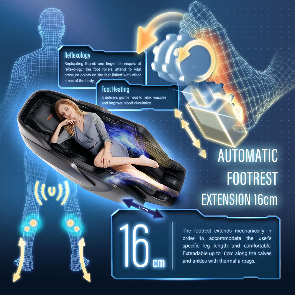 เก้าอี้นวดไฟฟ้า TOKUYO ROYAL TC-760 สีแดง