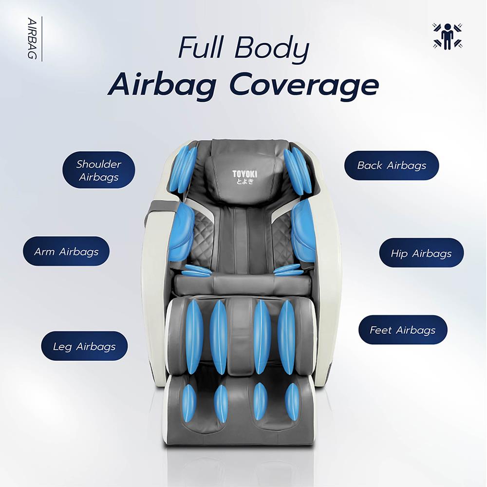เก้าอี้นวดไฟฟ้า TOYOKI R8311 สีเทา