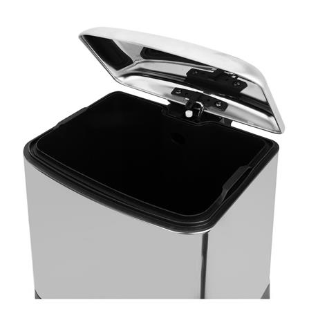 ถังขยะเหยียบเหลี่ยม ACCO GENTLE CLOSE 6 ลิตร สีเงิน_3