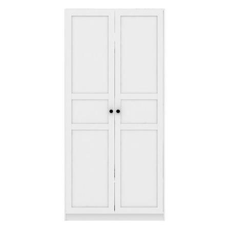 ตู้เสื้อผ้า 2 บานเปิด KONCEPT BLOX DE02 100 ซม. สีขาว