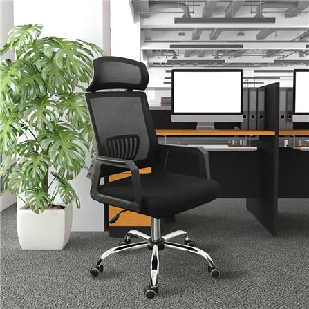 เก้าอี้สำนักงาน PRELUDE PB-157H สีดำ_4