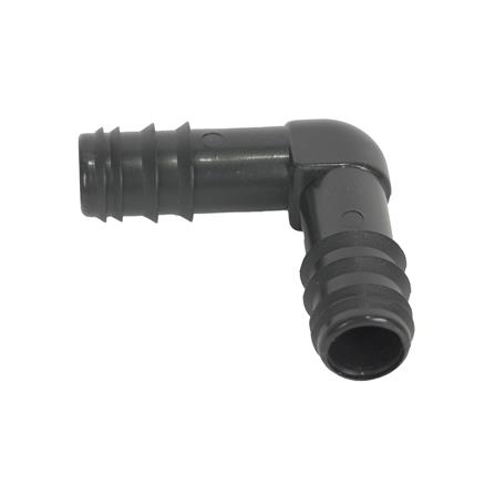 ข้อต่อข้องอ PE SPRING 20 มม. สีดำ แพ็ก 10 ชิ้น_1