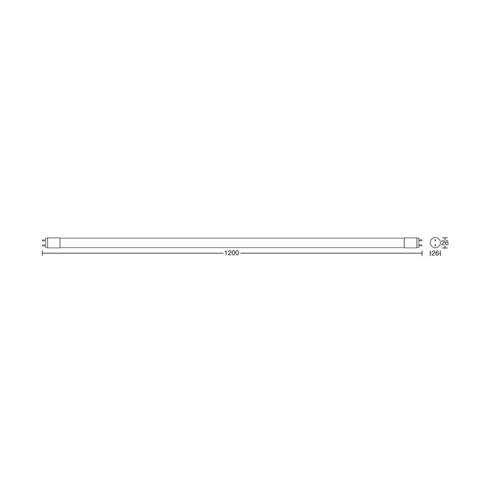 หลอด LED BEC T8 LOUIS DE 18 วัตต์ DAYLIGHT G13