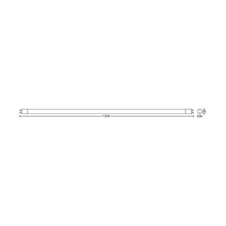 หลอด LED BEC T8 LOUIS DE 18 วัตต์ DAYLIGHT G13_5