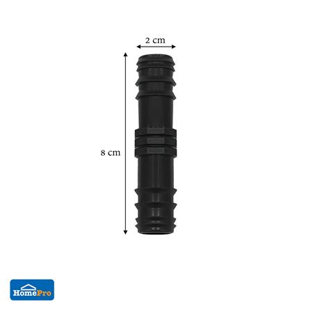 ข้อต่อตรง PE SPRING 20 มม. สีดำ แพ็ก 10 ชิ้น_3