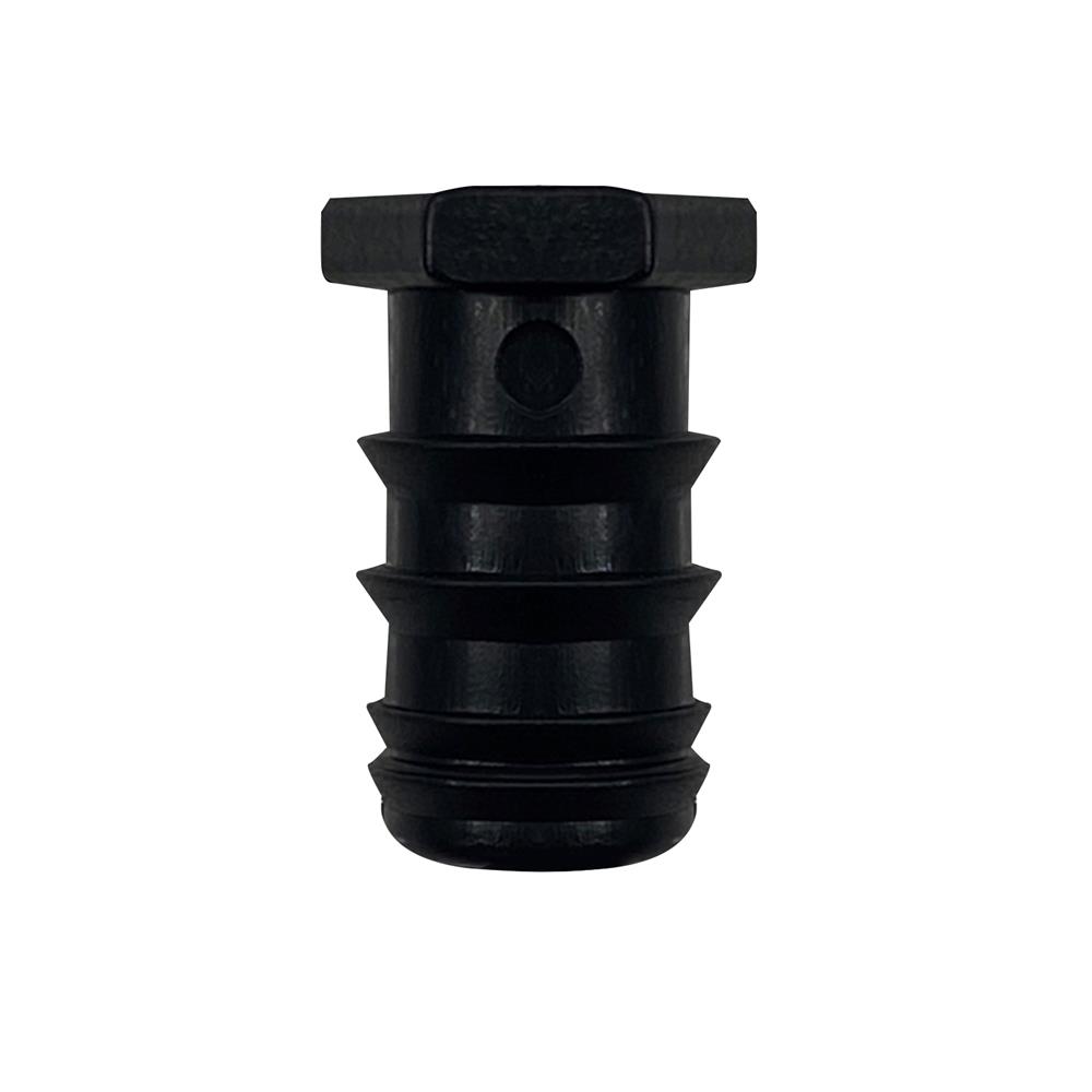 ข้อต่อปิดปลายท่อ PE SPRING 16 มม. สีดำ แพ็ก 10 ชิ้น