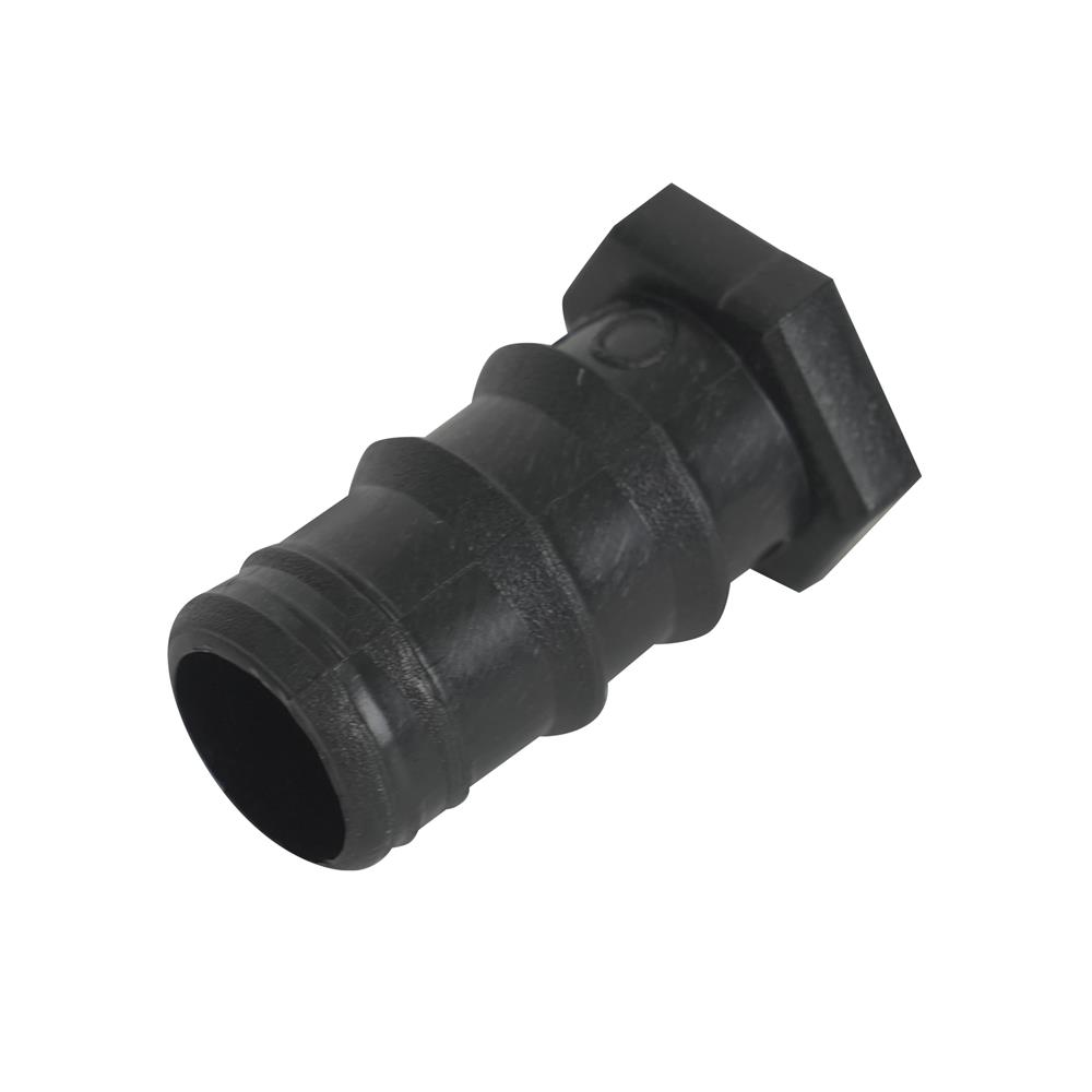 ข้อต่อปิดปลายท่อ PE SPRING 16 มม. สีดำ แพ็ก 10 ชิ้น