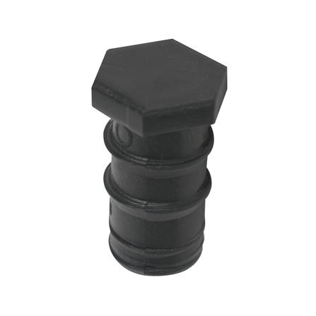 ข้อต่อปิดปลายท่อ PE SPRING 16 มม. สีดำ แพ็ก 10 ชิ้น_1