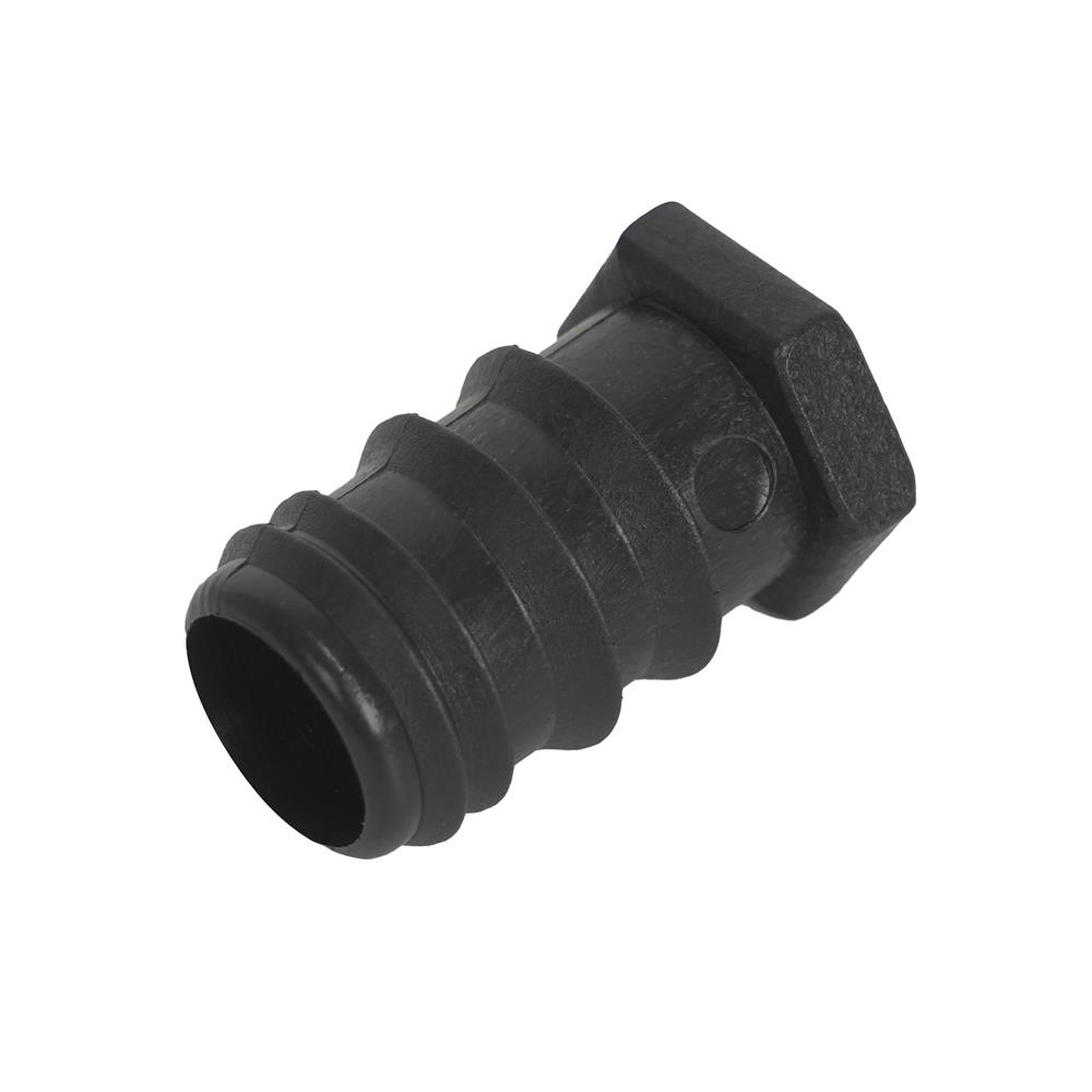 ข้อต่อปิดปลายท่อ PE SPRING 20 มม. สีดำ แพ็ก 10 ชิ้น