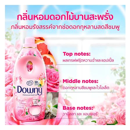 น้ำยาปรับผ้านุ่มสูตรเข้มข้น DOWNY PREMIUM PARFUM 1 ลิตร ดอกไม้บานสะพรั่ง_1