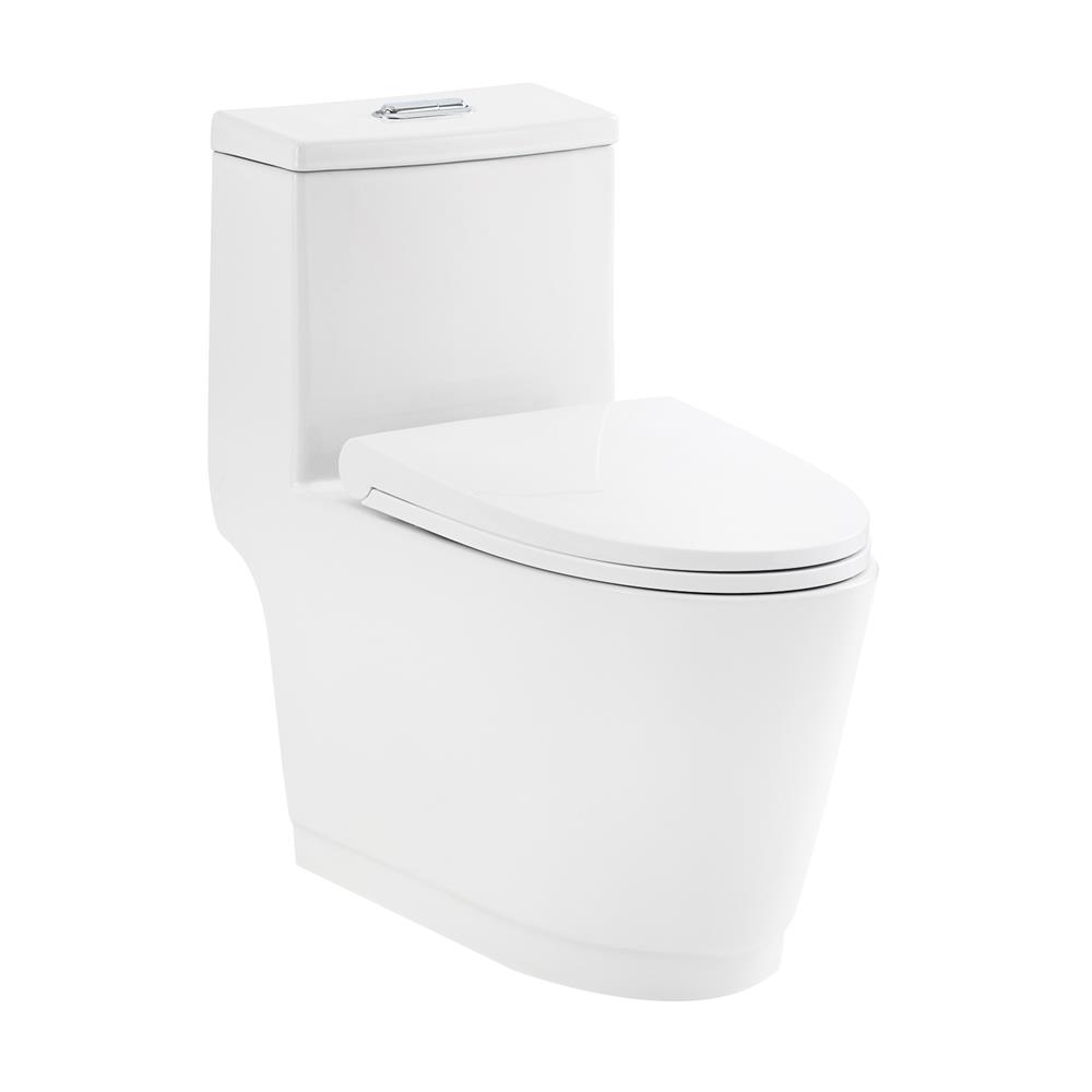 สุขภัณฑ์ 1 ชิ้น HAFELE 495.61.480 3/6 ลิตร สีขาว