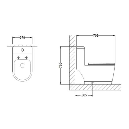 สุขภัณฑ์ 1 ชิ้น HAFELE 495.61.480 3/6 ลิตร สีขาว_3
