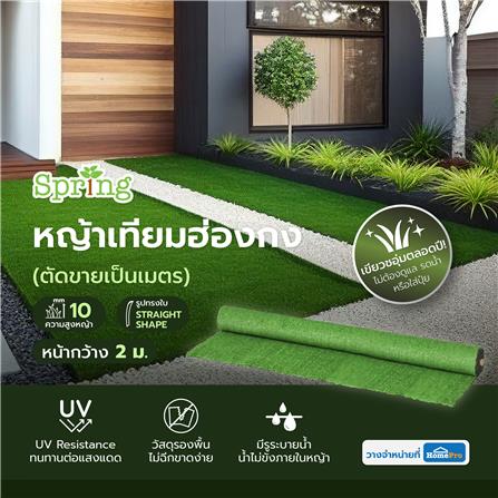 หญ้าเทียมฮ่องกง ความสูงหญ้า 10 มม. หน้ากว้าง 2 ม. SPRING (ตัดขายเป็นเมตร)_3