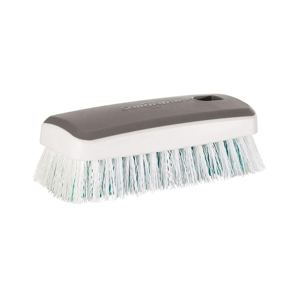 แปรงพลาสติกขัดพื้น SCOTCH-BRITE สีขาว/เขียว