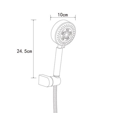 ฝักบัวสายอ่อน RASLAND STN304-SHOWER สเตนเลส_9