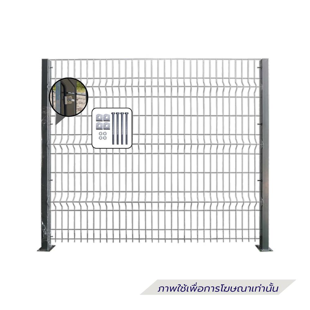 เสารั้วเหลี่ยมชุบกัลวาไนซ์ EURO FENCE 7.5x7.5x150 ซม.