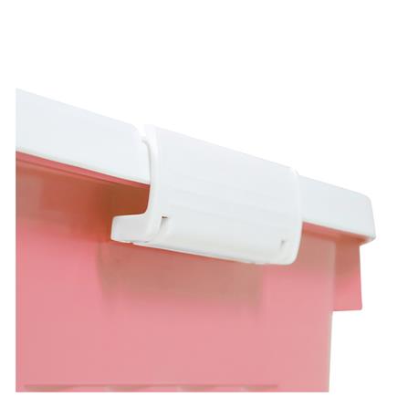 กล่องเก็บของล้อเลื่อน STACKO 70X51X46 ซม. 110 ลิตร สีชมพู_4