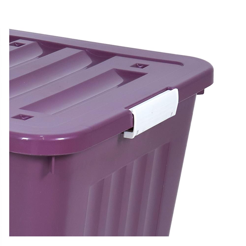 กล่องเก็บของล้อเลื่อน 160 ลิตร STACKO 79x58.8x51.5 ซม. สีม่วง