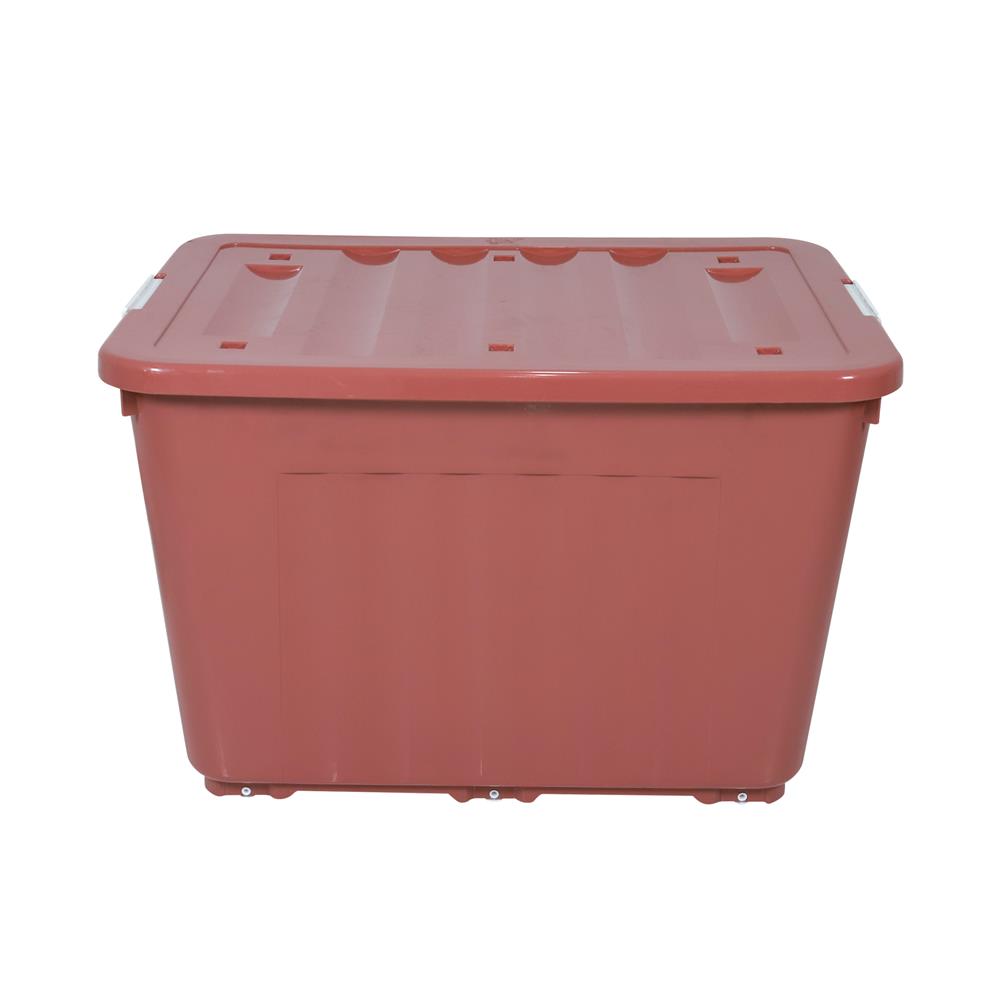กล่องเก็บของล้อเลื่อน 160 ลิตร STACKO 79x58.8x51.5 ซม. สีน้ำตาล