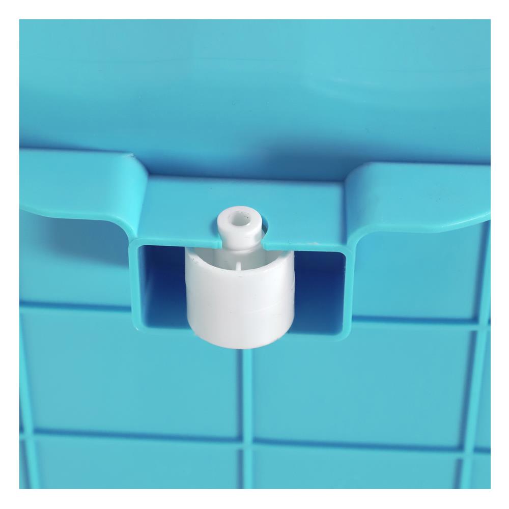 กล่องเก็บของล้อเลื่อน STACKO 70X51X46 ซม. 110 ลิตร สีฟ้า