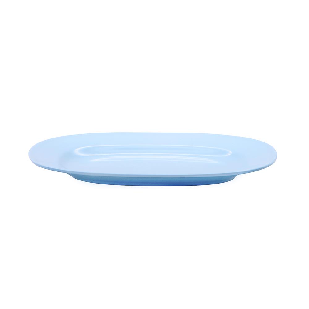 จานเมลามีนเปลเหลี่ยม 10 นิ้ว BEST BUY CLASSIC สีฟ้า