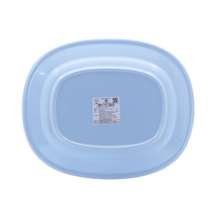 จานเมลามีนเปลเหลี่ยม 10 นิ้ว BEST BUY CLASSIC สีฟ้า_2