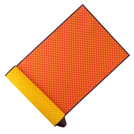 เสื่อวัด THA-WAI CLASSIC 150X1000 ซม. สีแดง/เหลือง_1