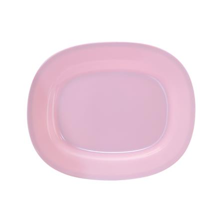 จานเมลามีนเปลเหลี่ยม 10 นิ้ว BEST BUY CLASSIC สีชมพู_1