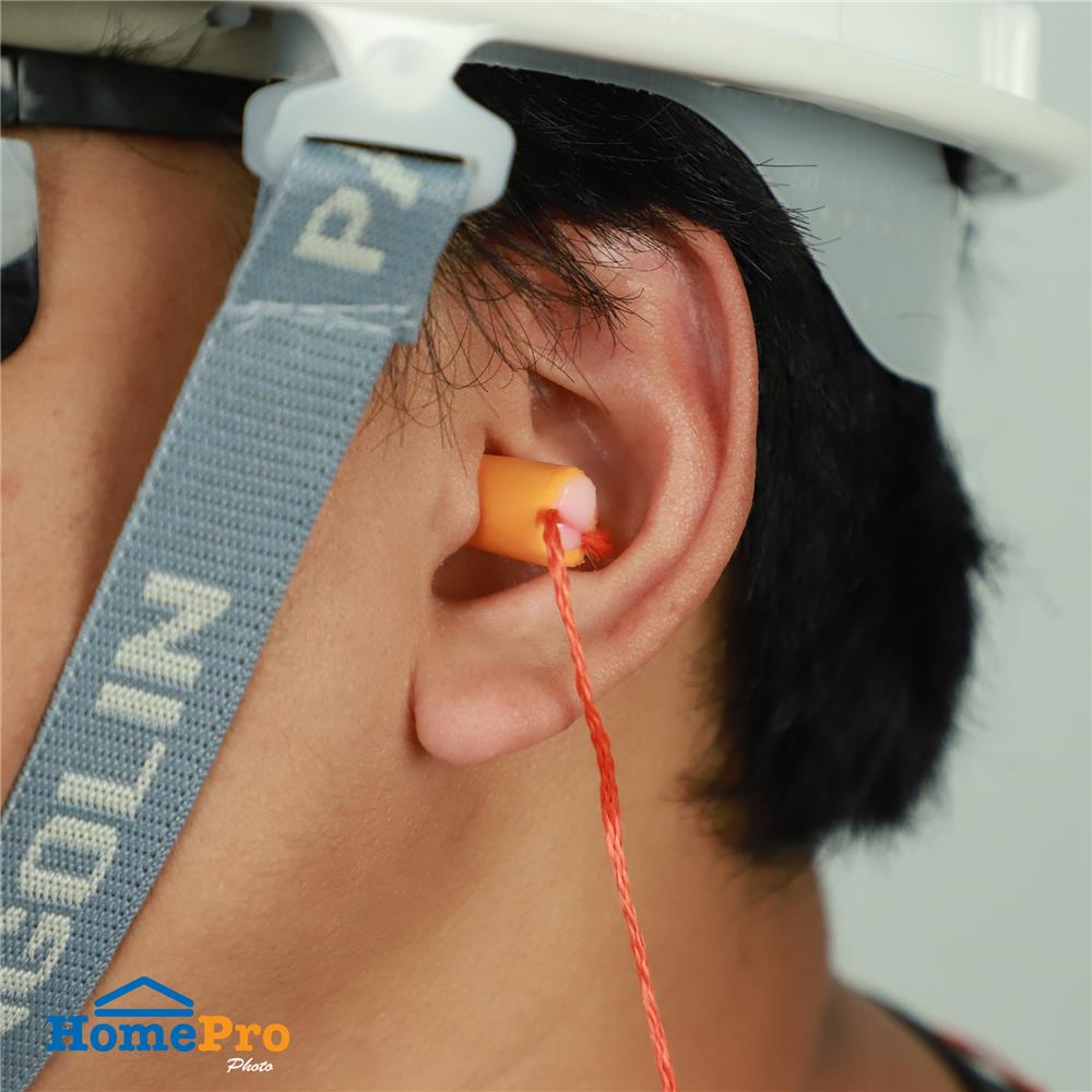 ที่อุดหูโฟม มีสาย DEXZON RD173A สีส้ม แพ็ก 20 คู่