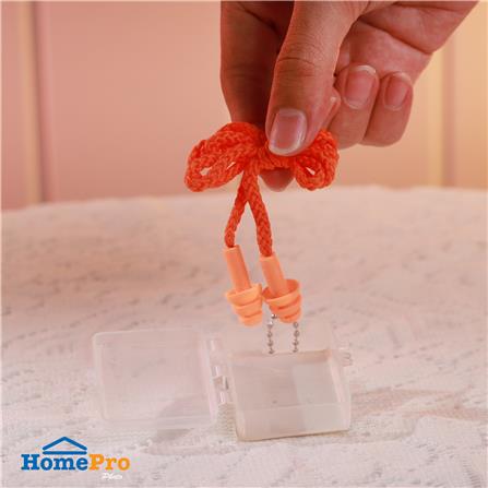 ที่อุดหูซิลิโคน มีสาย DEXZON RD171 สีแดง_4