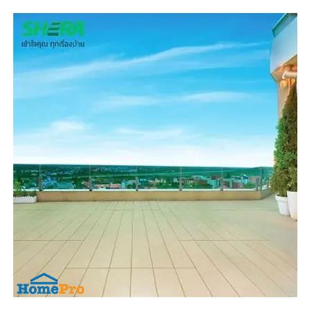 แผ่นพื้น ลายเสี้ยนเซาะร่องวี SHERA 1.6x120x240 ซม._2