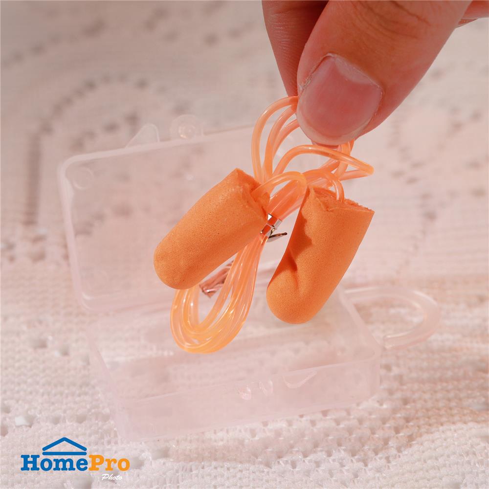 ที่อุดหูโฟม มีสาย DEXZON RD170 สีส้ม