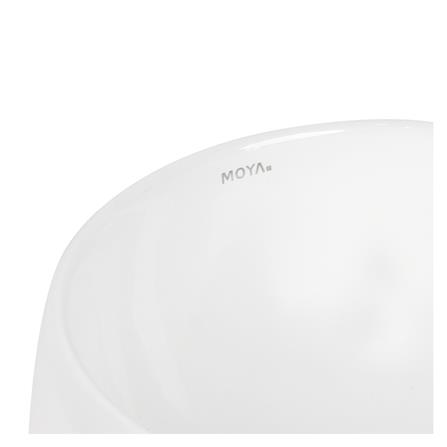 อ่างล้างหน้าแบบวางบนเคาน์เตอร์ MOYA 5097 สีขาว_2
