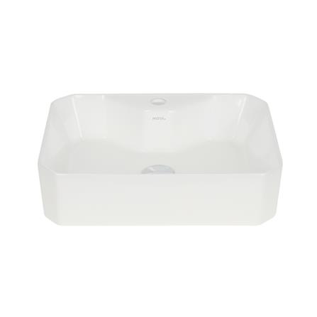 อ่างล้างหน้าแบบวางบนเคาน์เตอร์ MOYA 5009 สีขาว_1