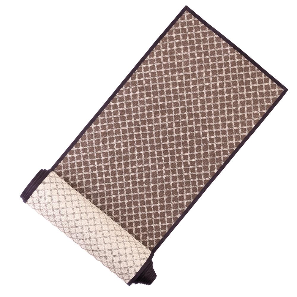 เสื่อวัด THA-WAI DHAM MA CHAT 90X1000 ซม. สีน้ำตาล/ครีม