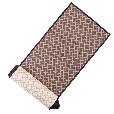 เสื่อวัด THA-WAI DHAM MA CHAT 90X1000 ซม. สีน้ำตาล/ครีม_1