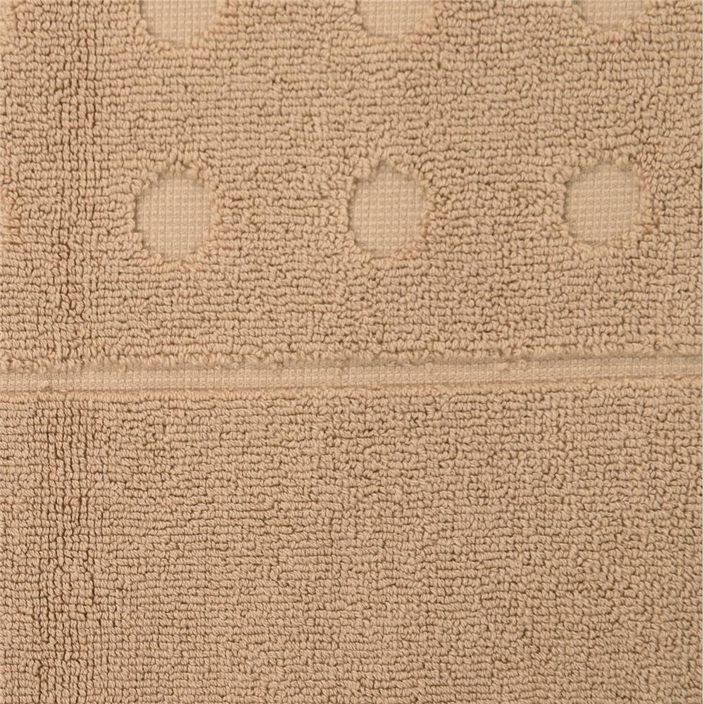 พรมขนหนู HOME LIVING STYLE POLKA 17X28 นิ้ว สีน้ำตาล