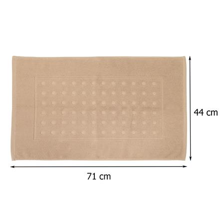 พรมขนหนู HOME LIVING STYLE POLKA 17X28 นิ้ว สีน้ำตาล_7