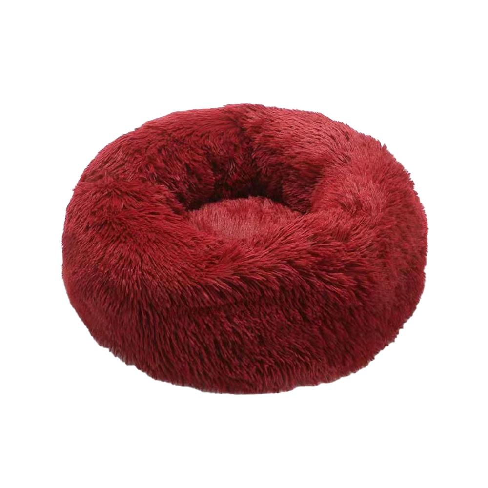 ที่นอนแมว PET EMPIRE FLUFFY MATTRESS ROUND SHAPE ไซซ์ S สีแดงเข้ม