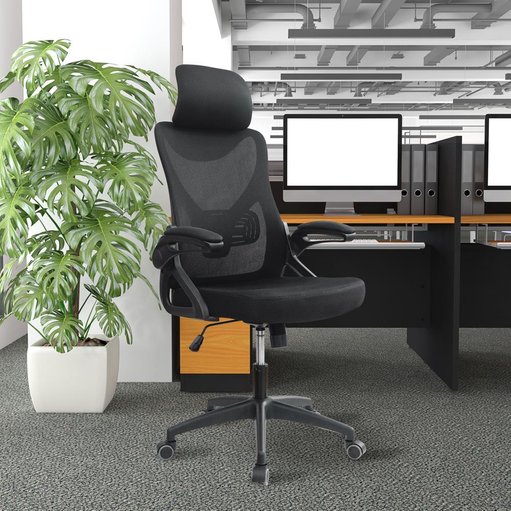 เก้าอี้สำนักงาน SURE FALCON PL-1712H สีดำ