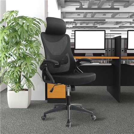 เก้าอี้สำนักงาน SURE FALCON PL-1712H สีดำ_5