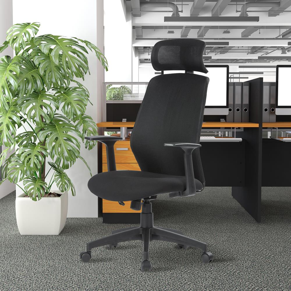 เก้าอี้สำนักงาน SURE FEODOR PL-1781 สีดำ