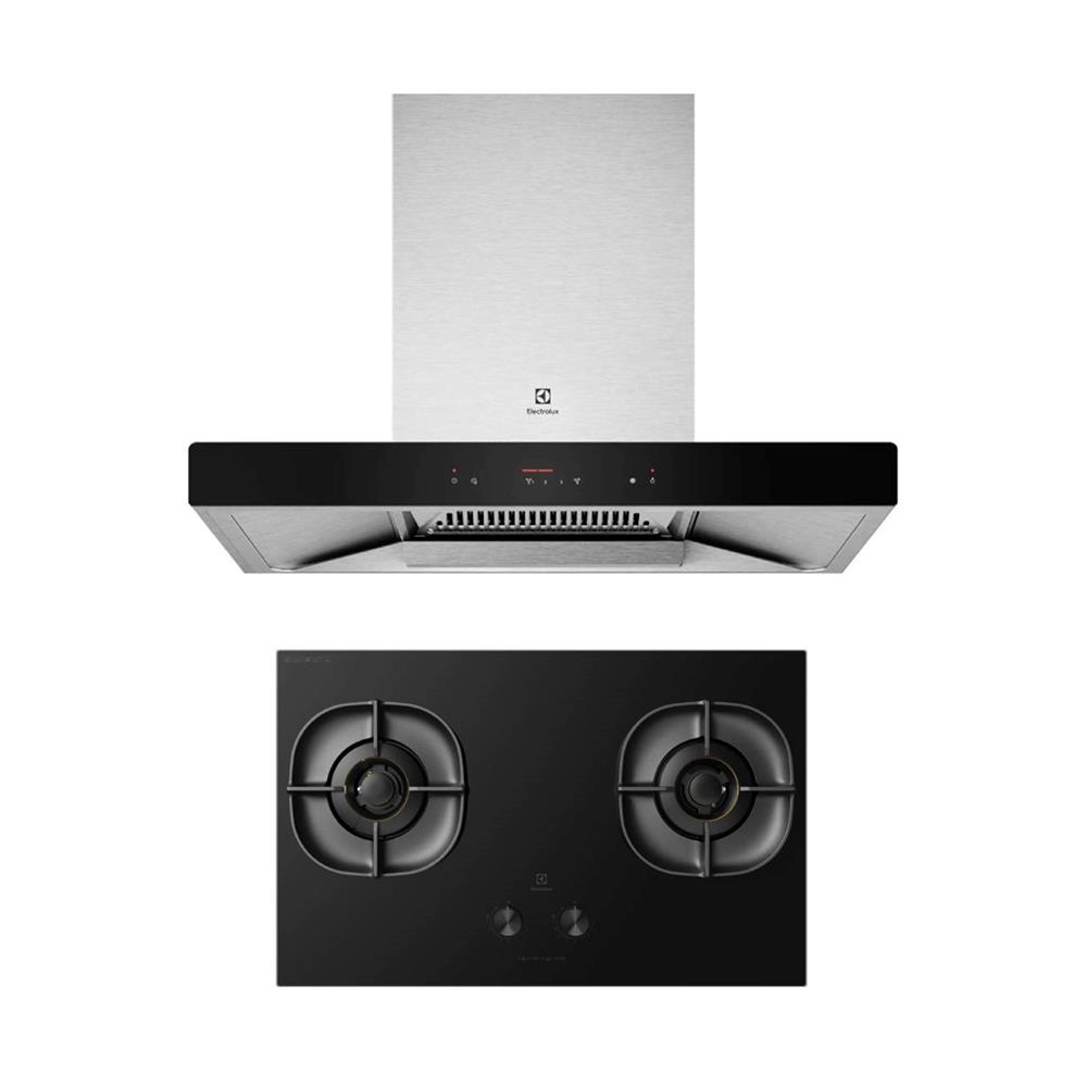 เตาฝัง+เครื่องดูดควัน ELECTROLUX EHG8260BC+ECC9310S